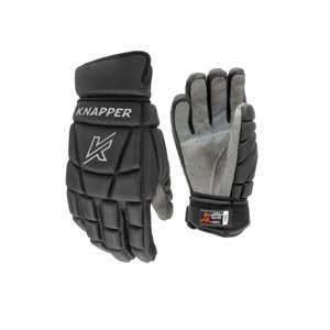 Hokejbalové rukavice Knapper AK2 JR (Varianta: Junior, Barva: Černá)