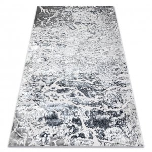 Moderní MEFE koberec  6182 Beton - Strukturální, dvě úrovně rouna šedá (Velikost: 120x170 cm)