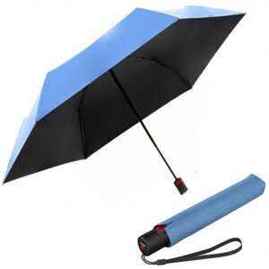 KNIRPS U.200 BLUE WITH BLACK - elegantní dámský plně automatický deštník