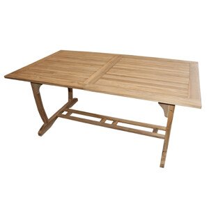 TECTONA - dřevěný rozkládací teakový stůl 180/240x100 cm