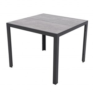 BERGAMO - hliníkový zahradní stůl 90x90x74 cm