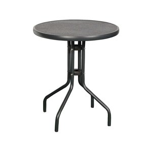 RAINBOW - ocelový stůl s keramickou deskou kulatý Ø 60 cm
