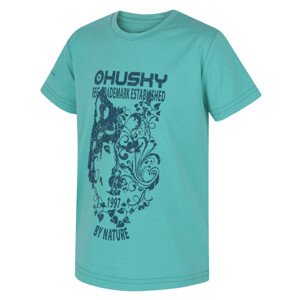 Dětské funkční triko Tash K turquoise (Velikost: 122-128)