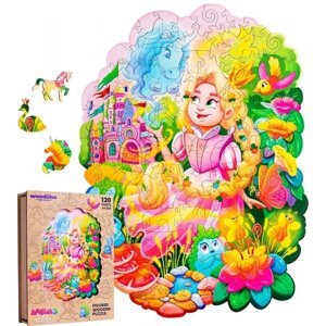 Puzzle Puzzler Puzzler dřevěné, barevné - Amelia Princess of Magic