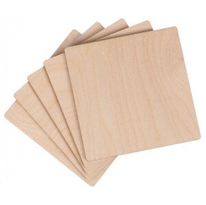 Deska Sixtol dřevěná CREATIVE WOOD SET 5, 10 x 10 x 0,4cm