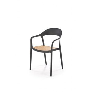 Židle K530 černá / přírodní