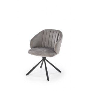 K533 šedá židle