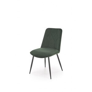 K539 tmavě zelená židle