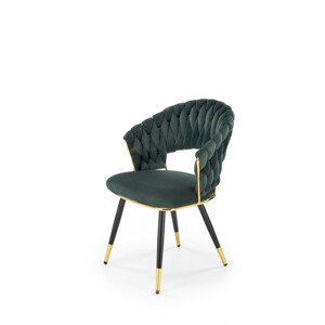 K551 tmavě zelená židle