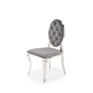 Židle K555 jasan / stříbrná
