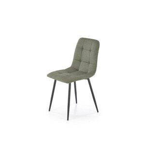 Olivově zelená židle K560