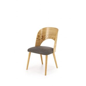 Židle CADIZ, přírodní dub / šedá