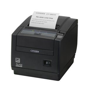 Tiskárna Citizen CT-S601IIR , 8 dots/mm (203 dpi), řezačka, linerless, černá