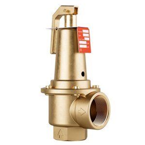 DUCO ventil pojistný 5/4“×6/4“, 3,5bar, 813kW, membránový, závitový, topení, mosaz