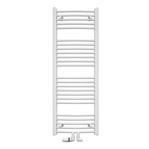KORADO KORALUX RONDO CLASSIC - M koupelnový radiátor 1220/500, spodní středové připojení, bílá RAL9016