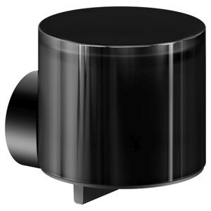 KEUCO REVA dávkovač tekutého mýdla 150 ml, nástěnný, sklo, matná černá