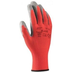 ARDON BLADE pracovní rukavice 10" polomáčené, latex/polyester, červené
