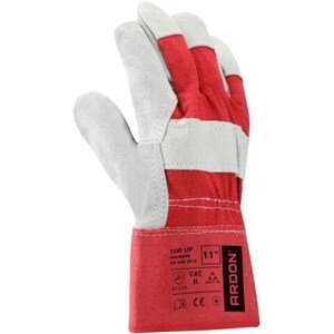 ARDON TOP UP pracovní rukavice vel. 11", s vyztuženou manžetou, šedá/červená