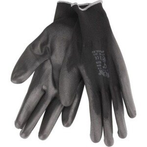 EXTOL PREMIUM rukavice 10“, polomáčené v PU, polyester/černá