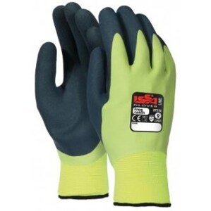 INDUSTRIAL STARTER CATCH FROG technické rukavice vel.10, nylon, žlutá-modrá
