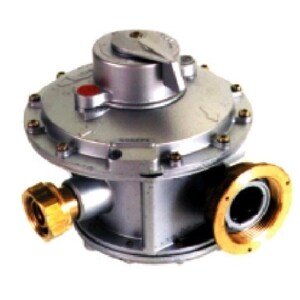 HUTIRA B25 regulátor tlaku 3/4"x1 1/4" domovní, rohový, zinek/slitina hliníku