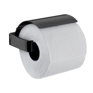 EMCO CONCEPT BLACK držák toaletního papíru s krytem, nástěnný, černá
