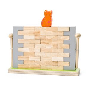 Hra Woody balanční - Zeď s kočkou