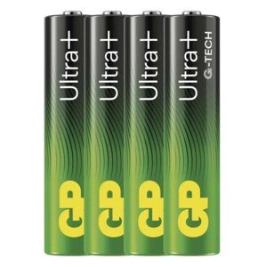 EMOS GP ULTRA PLUS LR03 AAA baterie 1,5V alkalická, 4 ks v blistru