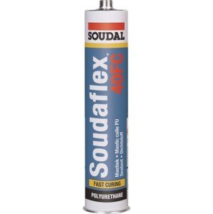 SOUDAL SOUDAFLEX 40FC polyuretanový tmel 310ml, jednosložkový, světle šedá