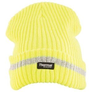 ARDON SPARK zimní čepice teplá, pletená, fleece HI-VIZ, žlutá