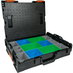 MERABELL L-BOXX 102 kufr na nářadí 8,8l systémový, s vložkou pro uložení fitinek