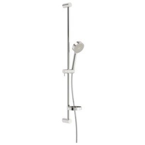 HANSA VIVA sprchová souprava 4-dílná, ruční sprcha pr. 100 mm, tyč, hadice, mýdlenka, chrom