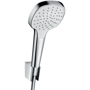 HANSGROHE CROMA SELECT E 1JET sprchová souprava 3-dílná, ruční sprcha 110x110 mm, hadice, držák, bílá/chrom