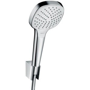 HANSGROHE CROMA SELECT E VARIO 3JET sprchová souprava 3-dílná, ruční sprcha 110x110 mm, 3 proudy, hadice, držák, bílá/chrom