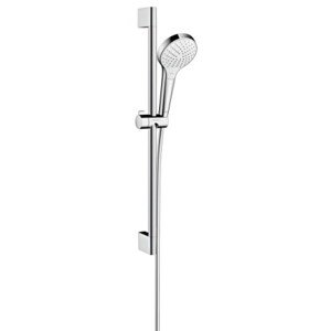 HANSGROHE CROMA SELECT S 3JET sprchová souprava 3-dílná, ruční sprcha pr. 110 mm, 3 proudy, tyč, hadice, bílá/chrom