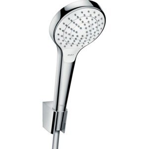 HANSGROHE CROMA SELECT S VARIO 3JET sprchová souprava 3-dílná, ruční sprcha pr. 110 mm, 3 proudy, hadice, držák, bílá/chrom