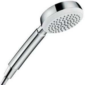 HANSGROHE CROMETTA 100 1JET ruční sprcha pr. 100 mm, EcoSmart, bílá/chrom