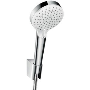 HANSGROHE CROMETTA VARIO 2JET sprchová souprava 3-dílná, ruční sprcha pr. 100 mm, 2 proudy, hadice, držák, bílá/chrom