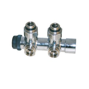 OPTIMA ventil 1/2"xM24, rohový, kompaktní koupelnový připojovací, chrom, typ: IVAR.DV 104, mosaz OT 58