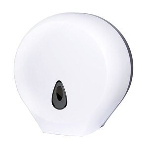 Zásobník na toaletní papír, průměr 27 cm, bílý plast ABS, SLDN 01