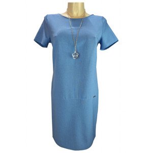Dámské šaty Seven ZORA - len, sv. modrá vel. 42
