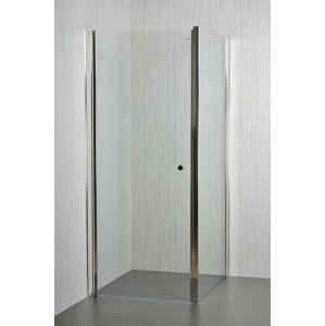 Sprchový kout rohový jednokřídlý MOON A 5 čiré sklo 90 - 95 x 86,5 - 88 x 195 cm