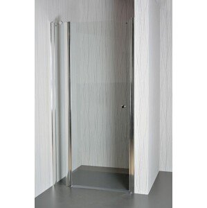 Jednokřídlé sprchové dveře do niky MOON C 2 čiré sklo 91 - 96 x 195 cm