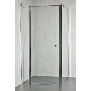 Sprchový kout rohový jednokřídlý MOON D 4 čiré sklo 101 - 106 x 86,5 - 88 x 195 cm