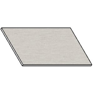 Kuchyňská pracovní deska 40 cm aluminium mat