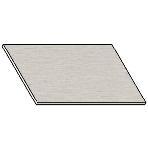 Kuchyňská pracovní deska 20 cm aluminium mat