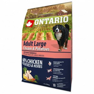 Krmivo Ontario Adult Large Chicken & Potatoes 2,25kg