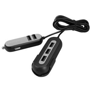 Nabíječka Avacom CarHUB do auta, 5x USB výstup, černá