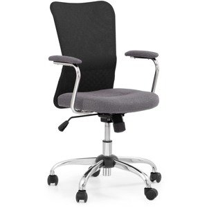 Kancelářská židle Andy, šedá / černá