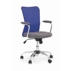 Kancelářská židle Andy, šedá / modrá